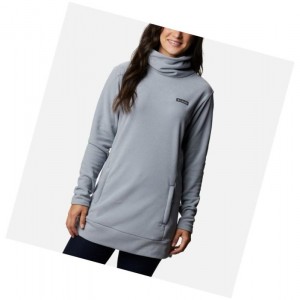 Bluza Columbia Ali Peak Fleece Tunic Damskie Szare | 01OBQGFYJ