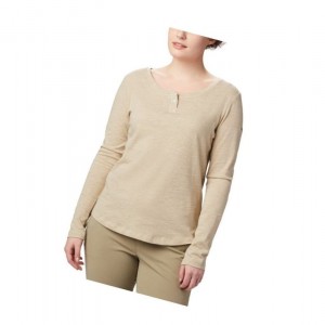 Bluza Columbia Canyon Point Henley Damskie Kremowe | 31WJSPTBU