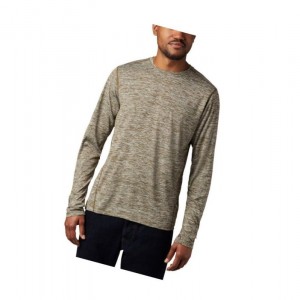 Bluza Columbia Deschutes Runner Long Sleeve Big Męskie Oliwkowe | 21UOZGSRQ