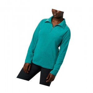 Bluza Columbia Glacial IV Half Zip Fleece Damskie Głęboka Zielone | 95SIZLDHF