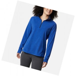 Bluza Columbia Glacial IV Half Zip Fleece Damskie Niebieskie Granatowe | 91SCDRQVW