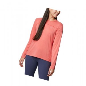 Bluza Columbia Gran Paradiso Long Sleeve Damskie Czerwone Koralowe | 39IBCRZGJ