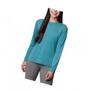 Bluza Columbia Gran Paradiso Long Sleeve Damskie Niebieskie | 12FOVTEWM