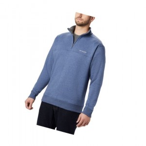 Bluza Columbia Hart Mountain II Half Zip Męskie Ciemny Szare | 27CJUTRSF