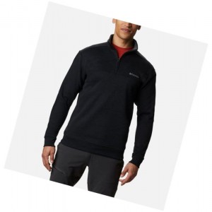 Bluza Columbia Hart Mountain II Half Zip Męskie Czarne | 01GZNXYQK