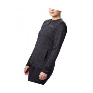 Bluza Columbia Northern Comfort Midlayer Damskie Czarne | 53KNLIJRZ