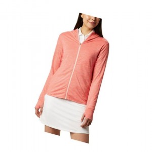 Bluza Columbia Omni-Wick Sky Full Zip Long Sleeve Damskie Koralowe | 38EGMBDLJ