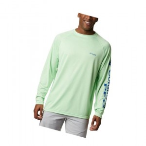 Bluza Columbia PFG Terminal Tackle Long Sleeve Męskie Niebieskie | 23GQKAUPC