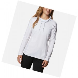 Bluza Columbia Piney Ridge Long Sleeve Knit Damskie Białe | 31JKHVFNW