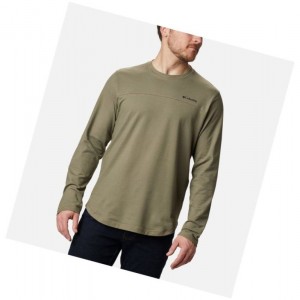 Bluza Columbia Rugged Ridge Long Sleeve Crew Męskie Szare Zielone | 59VWOJSBK