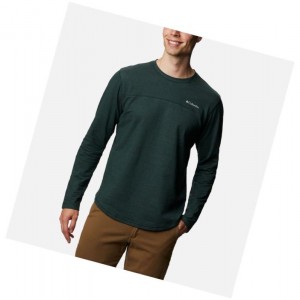 Bluza Columbia Rugged Ridge Long Sleeve Crew Męskie Zielone | 27ZDJKCXQ