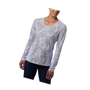 Bluza Columbia Solar Chill 2.0 Long Sleeve Damskie Fioletowe | 45GTHSDRU