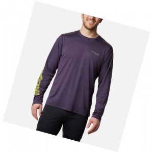 Bluza Columbia Trinity Trail II Long Sleeve Męskie Fioletowe | 17YMCNFWO