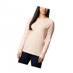 Bluza Columbia Windgates Long Sleeve Damskie Różowe | 12GRIJEZW