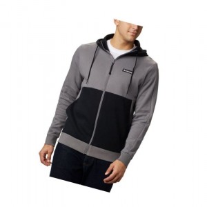 Bluza z Kapturem Columbia Mountain View Omni-Heat Full Zip Męskie Szare | 10UDQMVTA