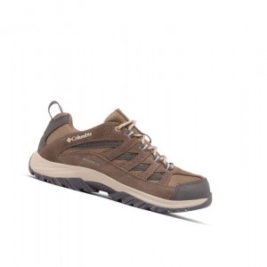 Buty Trekkingowe Columbia Crestwood Waterproof Damskie Brązowe | 50SBJEZAR