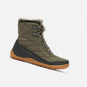 Buty Zimowe Columbia Minx Shorty III Damskie Khaki | 05SOWTZAF