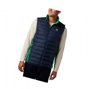 Kamizelka Columbia Collegiate Lake 22 Reversible - Notre Dame Męskie Granatowe Zielone | 07FJVEQPS