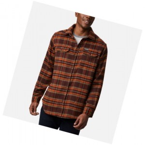 Koszule Columbia Deschutes River Heavyweight Flannel Męskie Czerwone | 17IZCLFEY