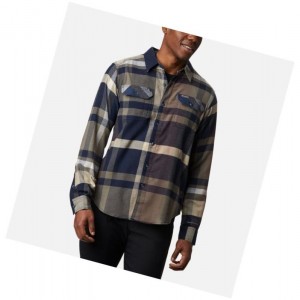 Koszule Columbia Flare Gun Stretch Flannel Męskie Granatowe | 17JYZLTCB