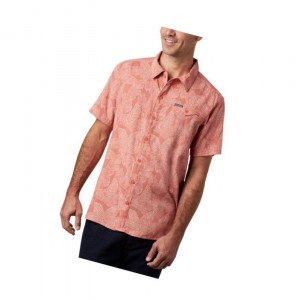 Koszule Columbia Lakeside Trail Short Sleeve Tall Męskie Ciemny Koralowe | 89GQOSYXW