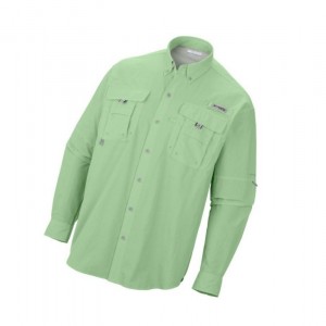 Koszule Columbia PFG Bahama II Long Sleeve Big Męskie Zielone | 72SPIEBTQ