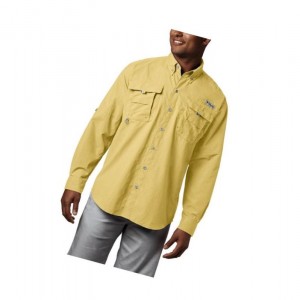 Koszule Columbia PFG Bahama II Long Sleeve Męskie Pomarańczowe | 69LIPTHUB