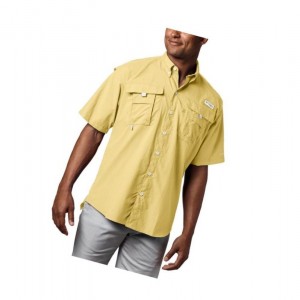 Koszule Columbia PFG Bahama II Short Sleeve Męskie Pomarańczowe | 18EZQYBXR