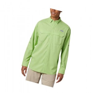 Koszule Columbia PFG Low Drag Offshore Long Sleeve Męskie Głęboka Zielone | 58EONJYCG