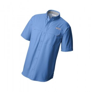 Koszule Columbia PFG Low Drag Offshore Short Sleeve Tall Męskie Białe | 95XUIPOJB