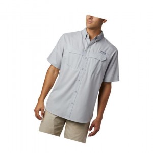 Koszule Columbia PFG Low Drag Offshore Short Sleeve Męskie Szare | 61UMBCVQL