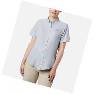 Koszule Columbia PFG Tamiami II Short Sleeve Damskie Szare | 76ZEWFVLR