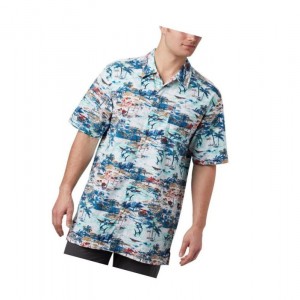 Koszule Columbia PFG Trollers Best Short Sleeve Tall Męskie Kolorowe | 60ATOBUPG