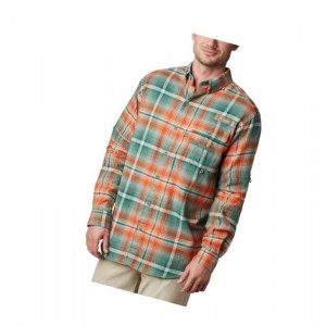 Koszule Columbia PHG Sharptail Flannel Męskie Pomarańczowe Kolorowe | 61QVCITDP