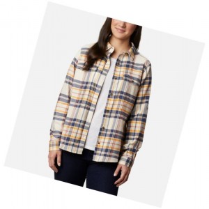 Koszule Columbia Pine Street Stretch Flannel Damskie Granatowe Kolorowe | 73AZQJTOY