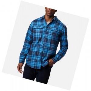 Koszule Columbia Silver Ridge 2.0 Flannel Męskie Granatowe | 95PMXFDJL