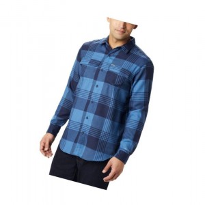 Koszule Columbia Silver Ridge 2.0 Flannel Big Męskie Niebieskie | 57ADIUXKM