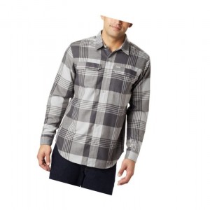 Koszule Columbia Silver Ridge 2.0 Flannel Big Męskie Szare | 37LIAHQKF