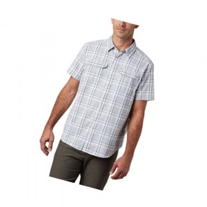 Koszule Columbia Silver Ridge 2.0 Multi Plaid Short Sleeve Męskie Zielone | 83CQJSWUZ