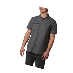 Koszule Columbia Silver Ridge 2.0 Short Sleeve Tall Męskie Szare | 10CRHZVTJ