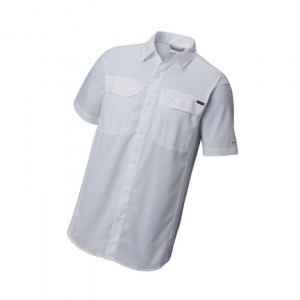 Koszule Columbia Silver Ridge Lite Short Sleeve Męskie Białe | 50VGLSYDT