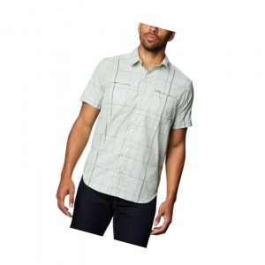 Koszule Columbia Thirty Mile Ledge Short Sleeve Męskie Zielone | 32RMTJHDC