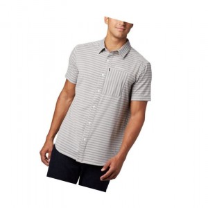 Koszule Columbia Twisted Creek II Short Sleeve Męskie Czarne | 62SBIJEGM