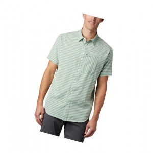 Koszule Columbia Twisted Creek II Short Sleeve Big Męskie Zielone | 14AOUBVWI