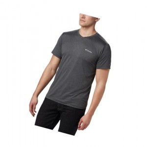 Koszulki Columbia Tech Trail II V-Neck Męskie Ciemny Szare | 54EVANSWZ