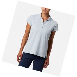 Koszulki Polo Columbia PFG Innisfree Short Sleeve Damskie Szare | 67MVNDRBU