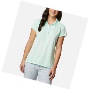 Koszulki Polo Columbia PFG Innisfree Short Sleeve Damskie Głęboka Mięta | 04XMBANOI