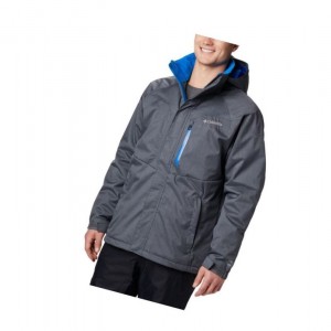 Kurtki Columbia Alpine Action Insulated Męskie Jasny Szare Niebieskie | 52QHBIMTA