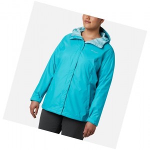 Kurtki Columbia Arcadia II Plus Size Damskie Niebieskie | 05FEMHBNP