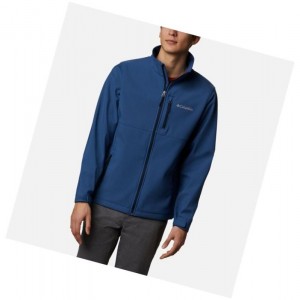 Kurtki Columbia Ascender Softshell Męskie Niebieskie | 19QNSMFJH